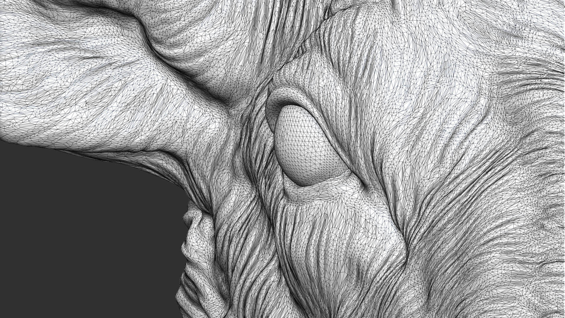 Reindeer head 3D print model_21