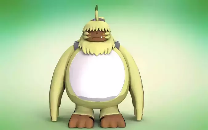 Angoramon Digimon Ghost game 3D print model
