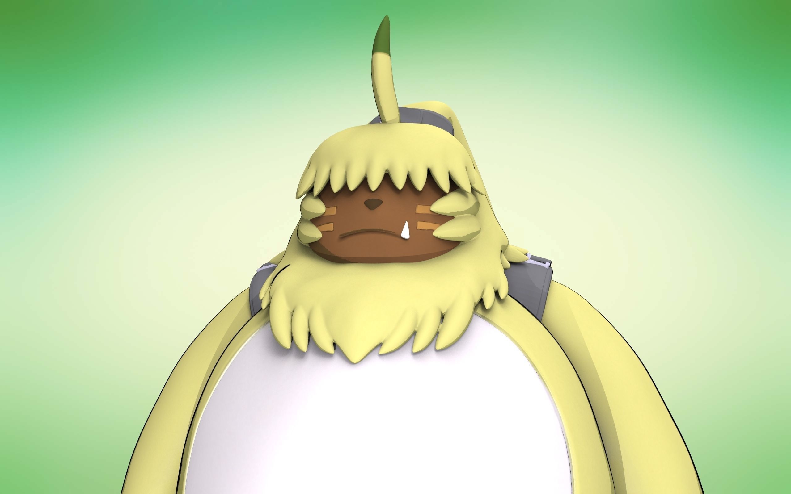 Angoramon Digimon Ghost game 3D print model_3