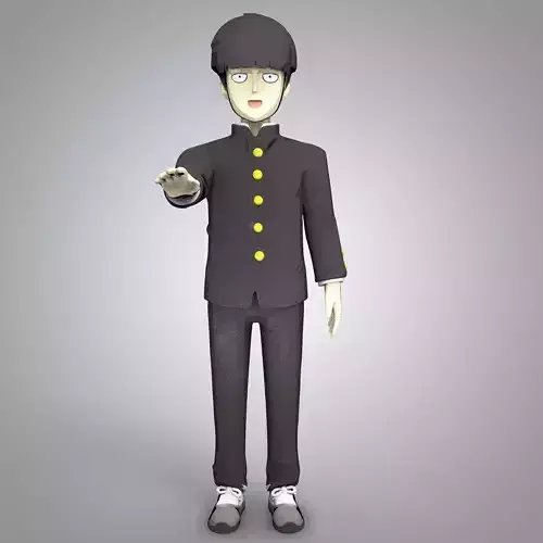 Shigeo Kageyama Mob Psycho 100 3D print model