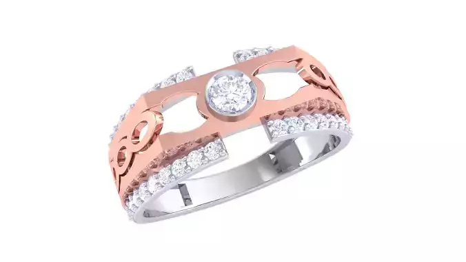 Wedding Engagement Rings 3dm STL OBJ FBX Renders Details