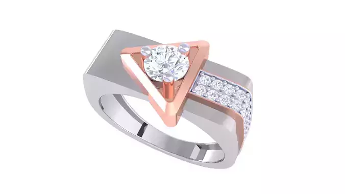 Wedding Engagement Rings 3dm STL OBJ FBX Renders Details