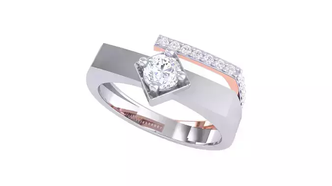 Wedding Engagement Rings 3dm STL OBJ FBX Renders Details