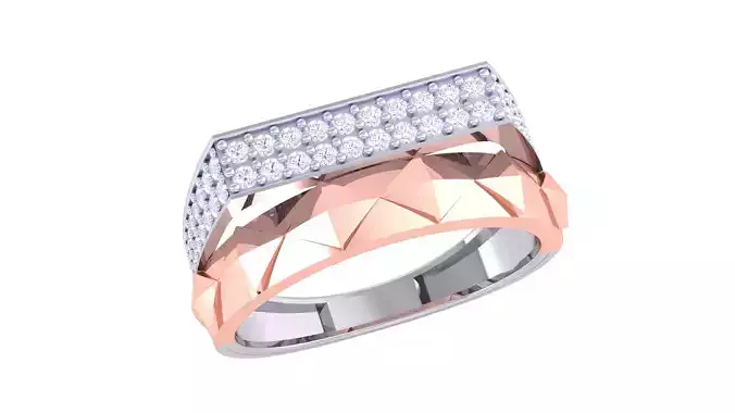 Wedding Engagement Rings 3dm STL OBJ FBX Renders Details