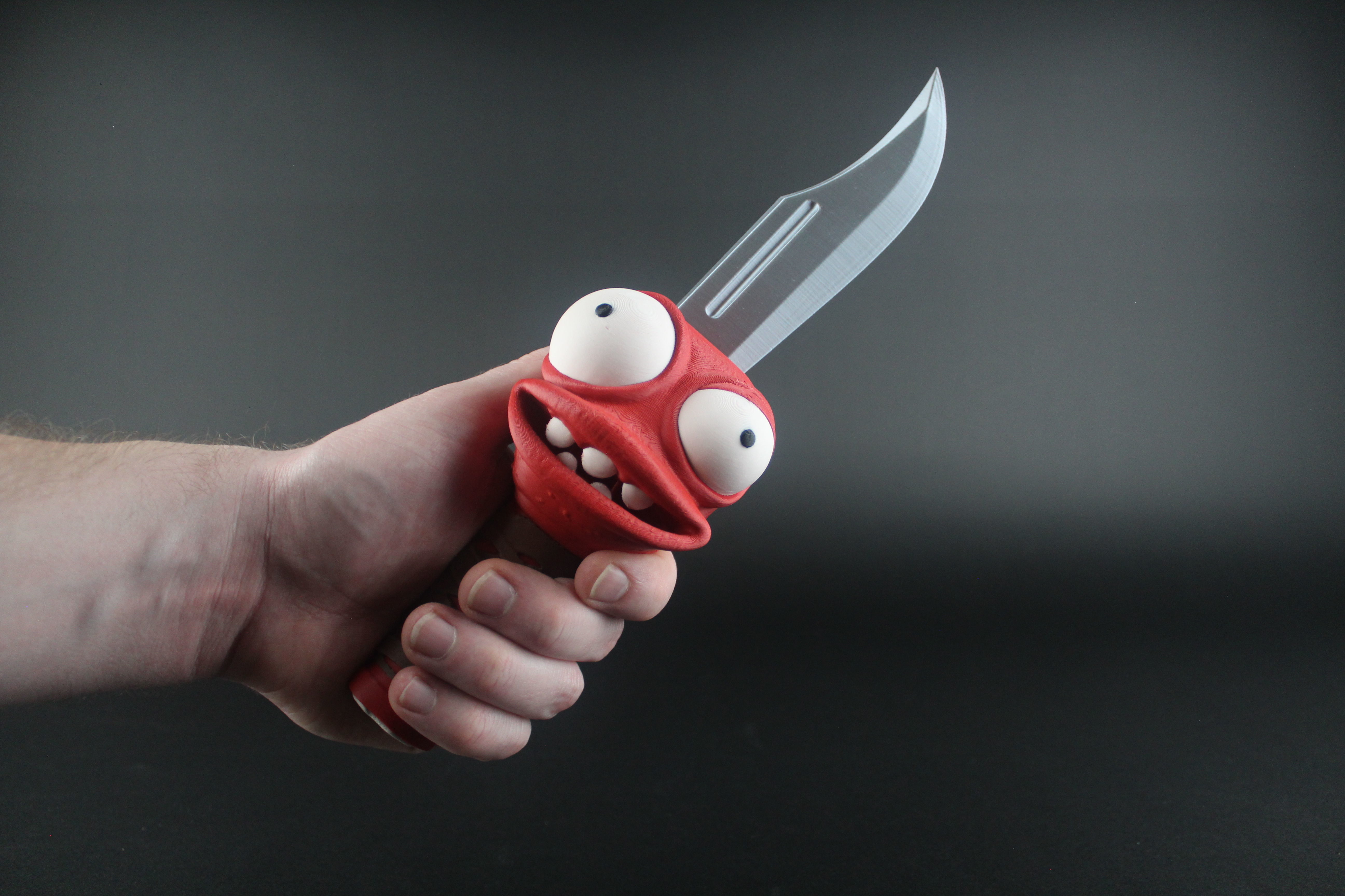 Knifey from High on Life game 3D print model_1