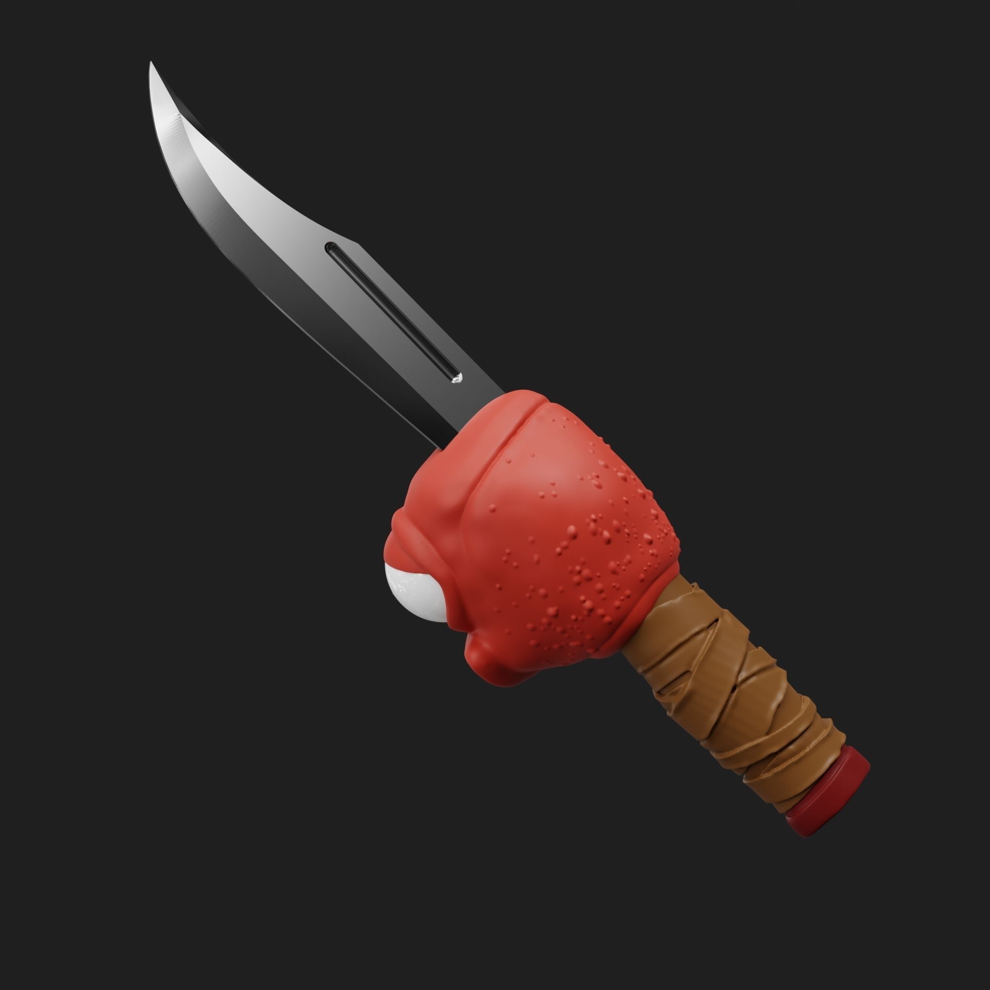 Knifey from High on Life game 3D print model_5