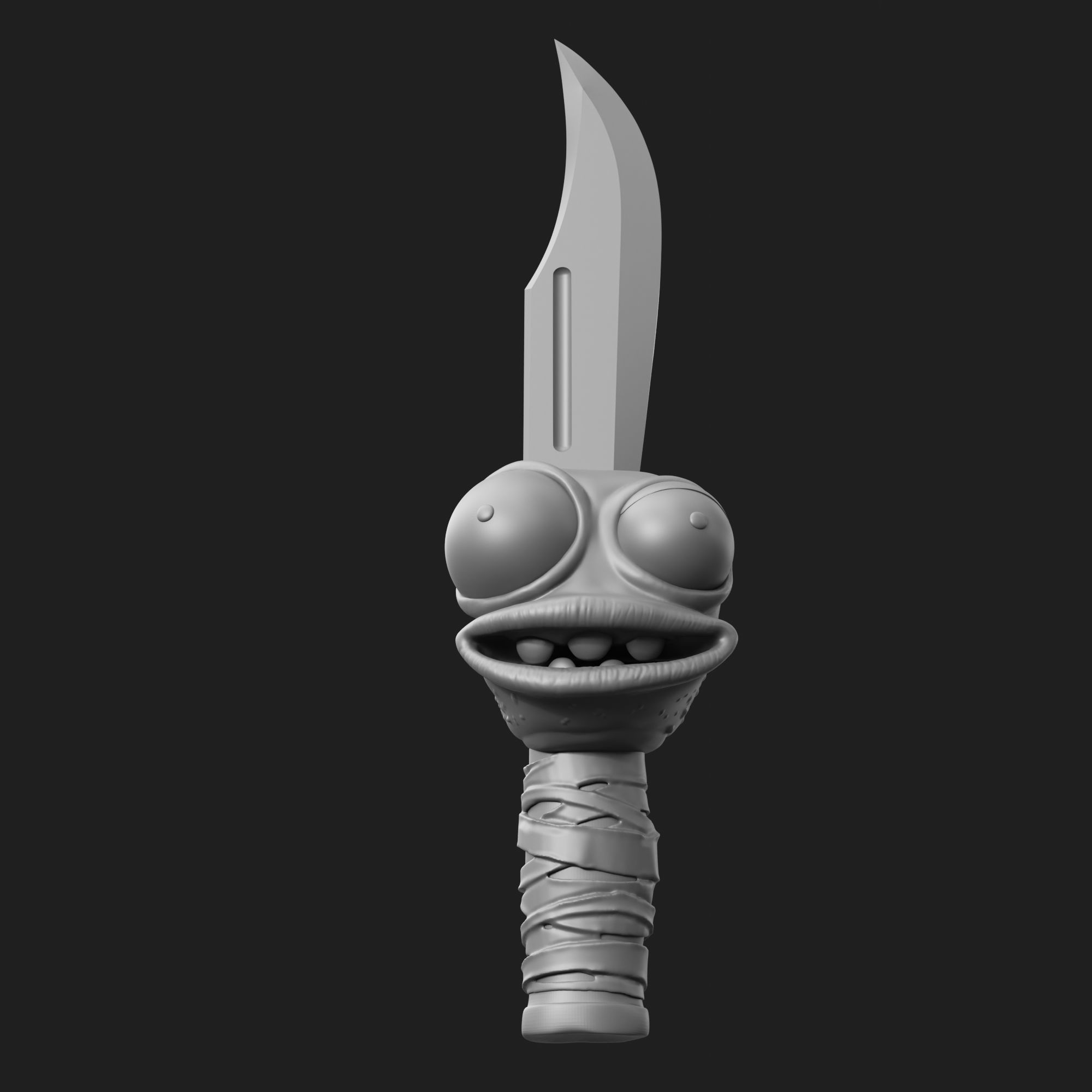 Knifey from High on Life game 3D print model_7