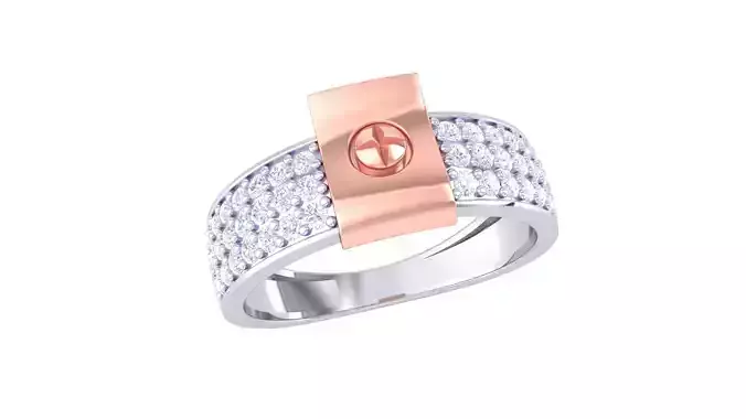 Wedding Engagement Rings 3dm STL OBJ FBX Renders Details