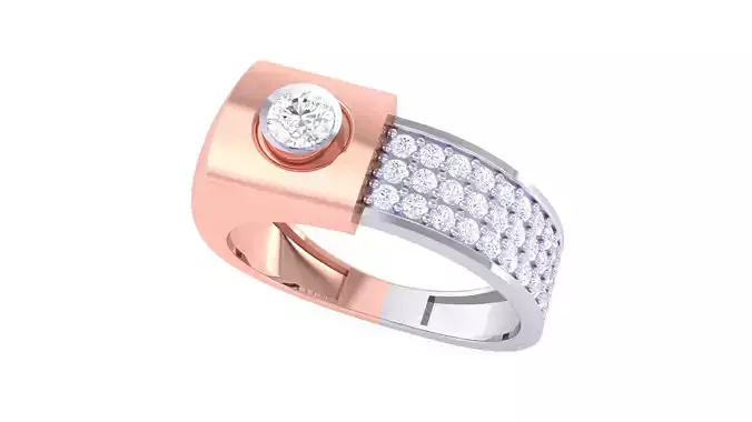 Wedding Engagement Rings 3dm STL OBJ FBX Renders Details