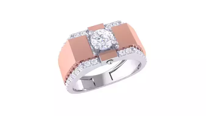 Wedding Engagement Rings 3dm STL OBJ FBX Renders Details