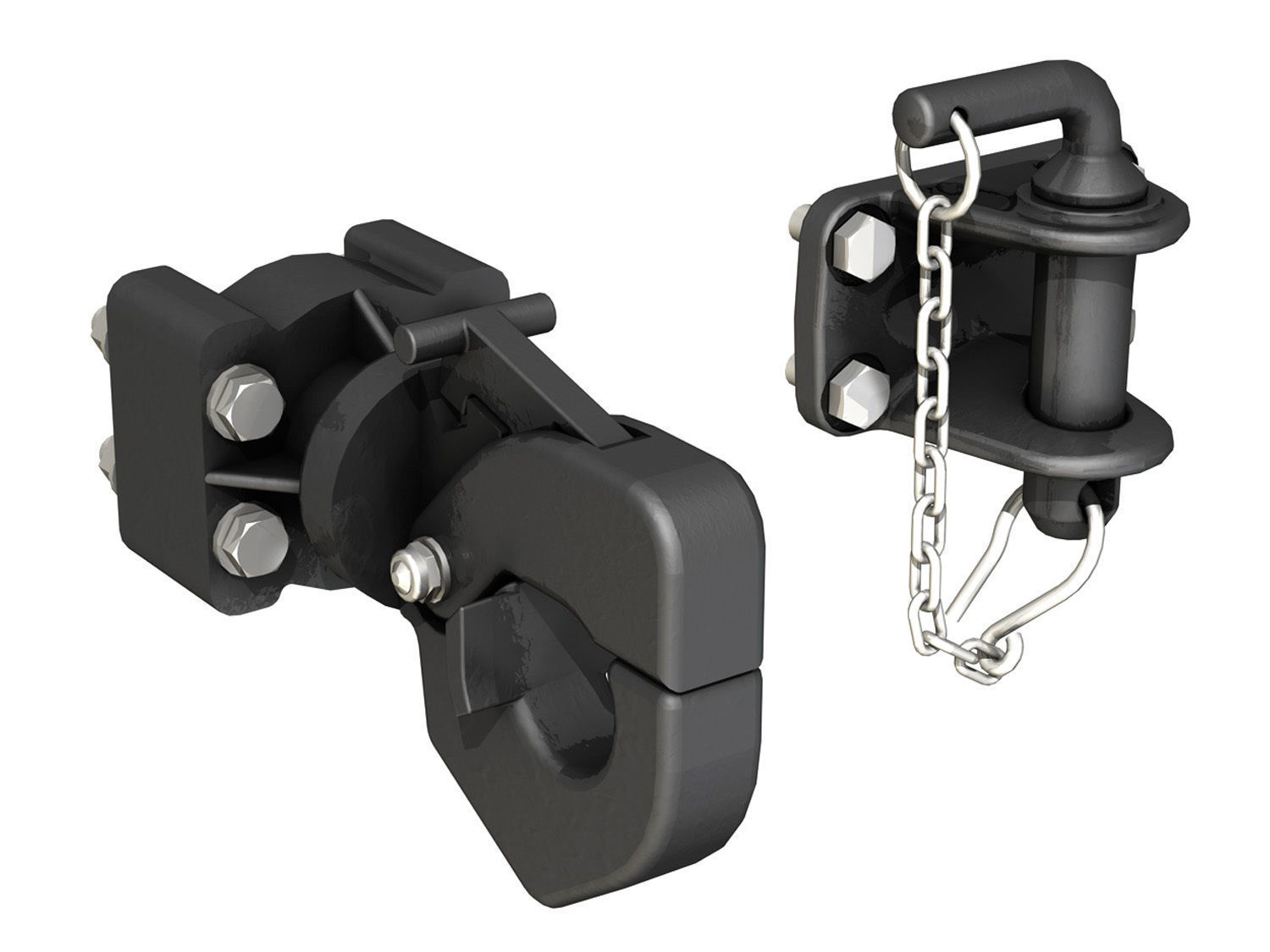 Trailer hitch Tow eye 3D Model .obj .3ds .c4d .lwo .lw .lws