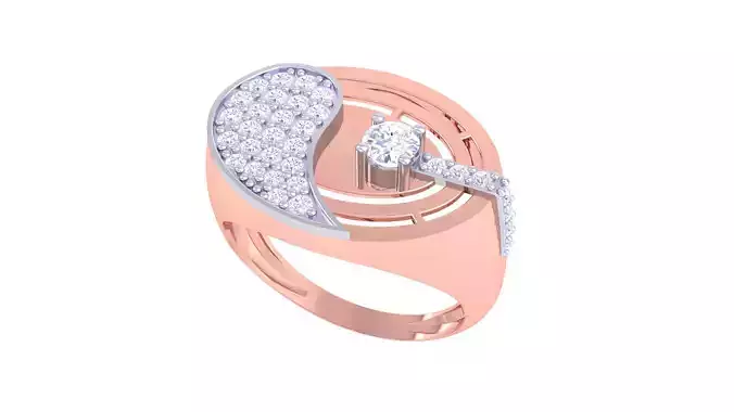 Wedding Engagement Rings 3dm STL OBJ FBX Renders Details
