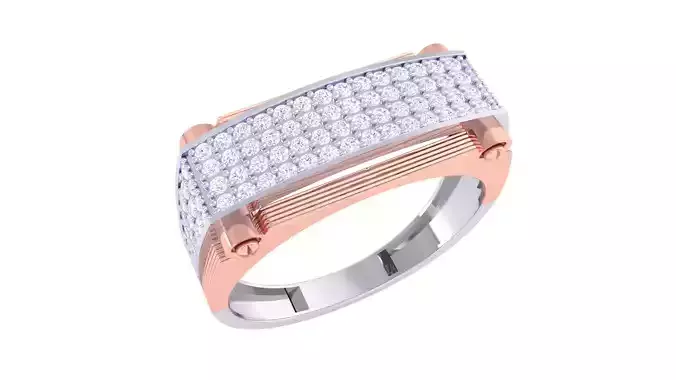 Wedding Engagement Rings 3dm STL OBJ FBX Renders Details