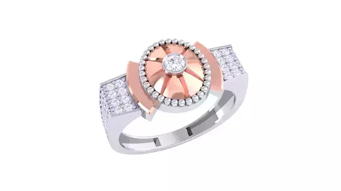 Wedding Engagement Rings 3dm STL OBJ FBX Renders Details