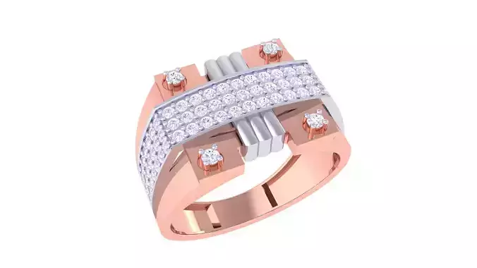 Wedding Engagement Rings 3dm STL OBJ FBX Renders Details