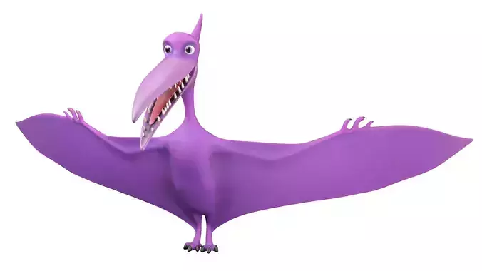Cartoon Dinosaur Pterodactyl  3D model