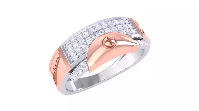 Wedding Engagement Rings 3dm STL OBJ FBX Renders Details