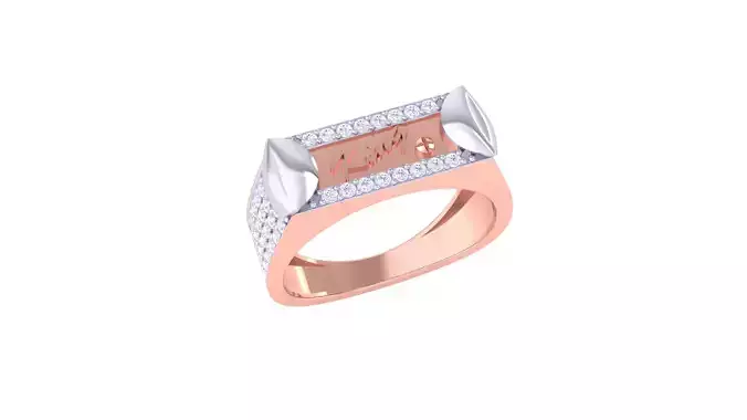 Wedding Engagement Rings 3dm STL OBJ FBX Renders Details