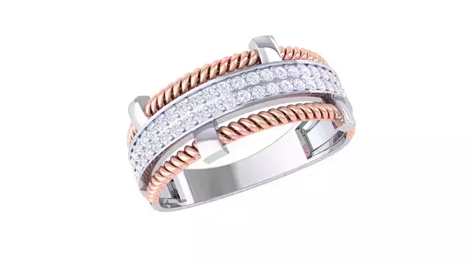 Wedding Engagement Rings 3dm STL OBJ FBX Renders Details