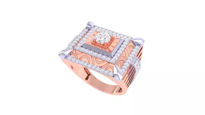 Wedding Engagement Rings 3dm STL OBJ FBX Renders Details