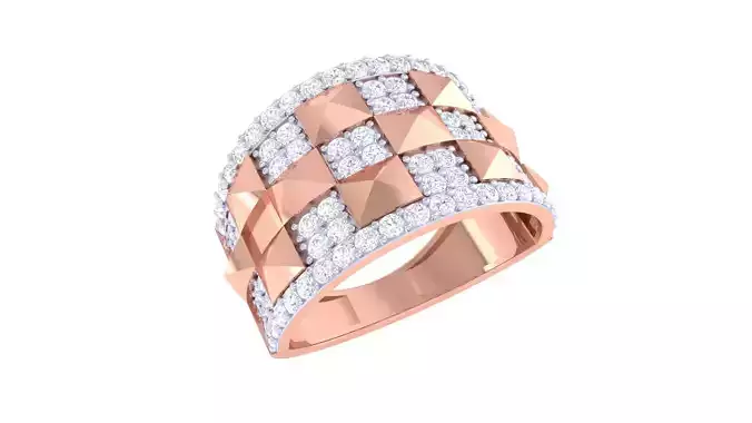 Wedding Engagement Rings 3dm STL OBJ FBX Renders Details