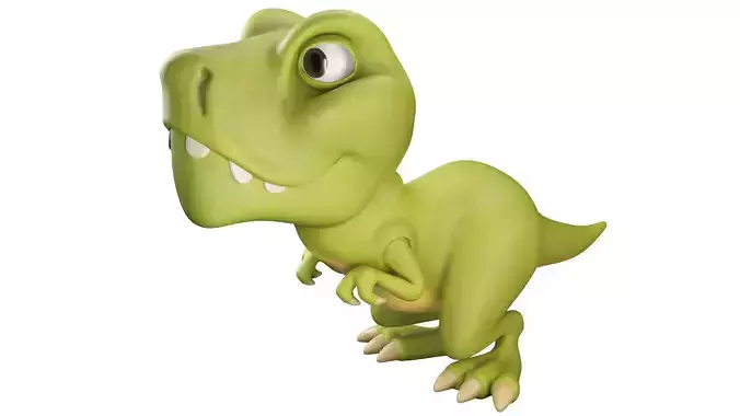 Cartoon Dinosaur T-rex 3D model