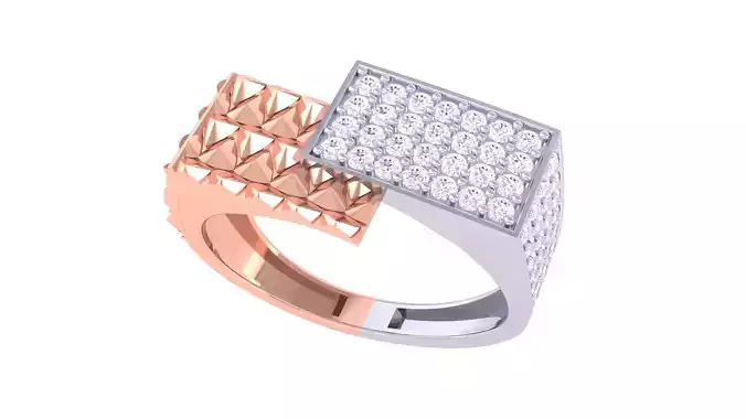 Wedding Engagement Rings 3dm STL OBJ FBX Renders Details