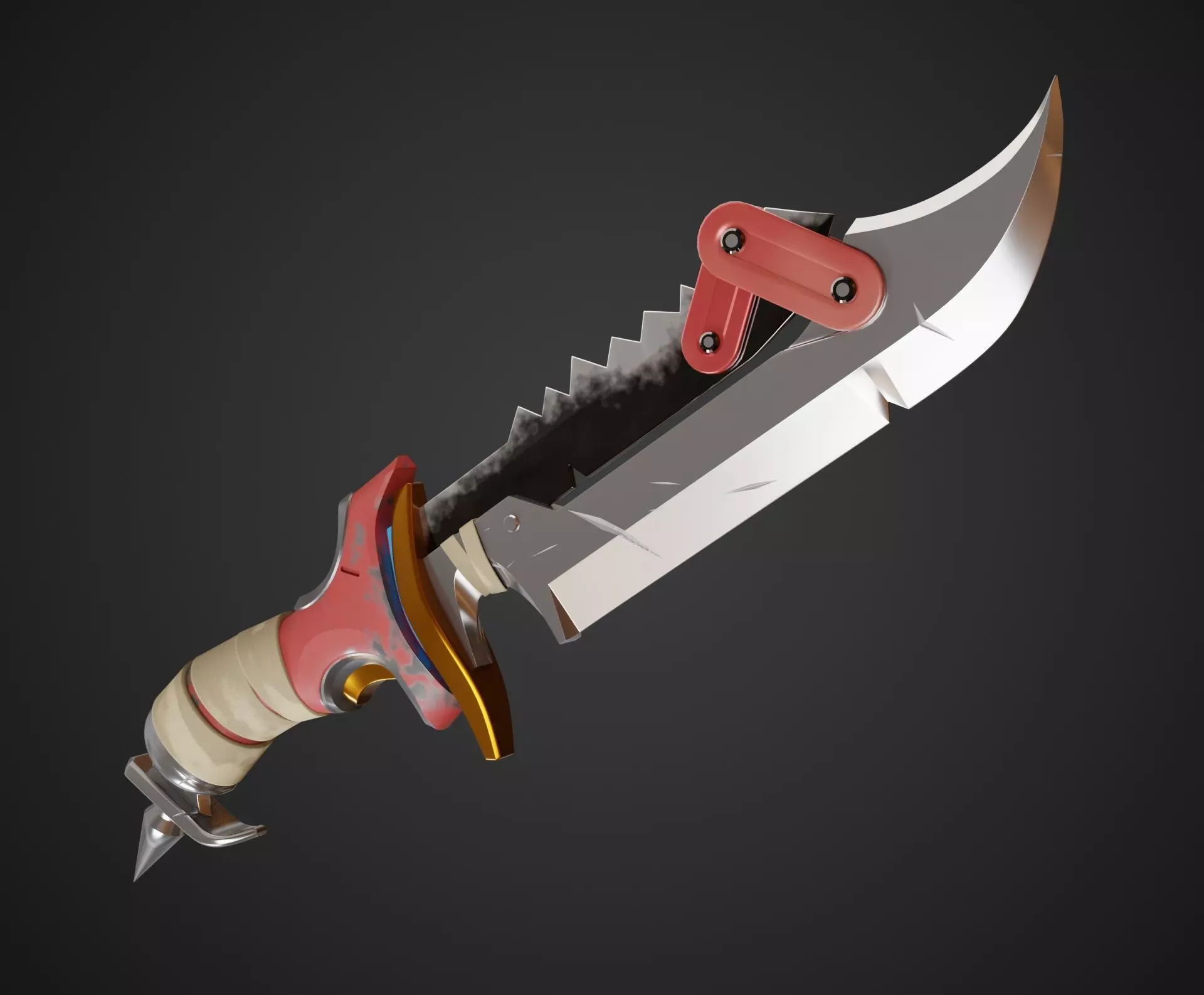 Junker Queen Knife from Overwatch 2 3D print model_0