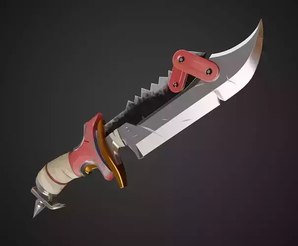 Junker Queen Knife from Overwatch 2 3D print model