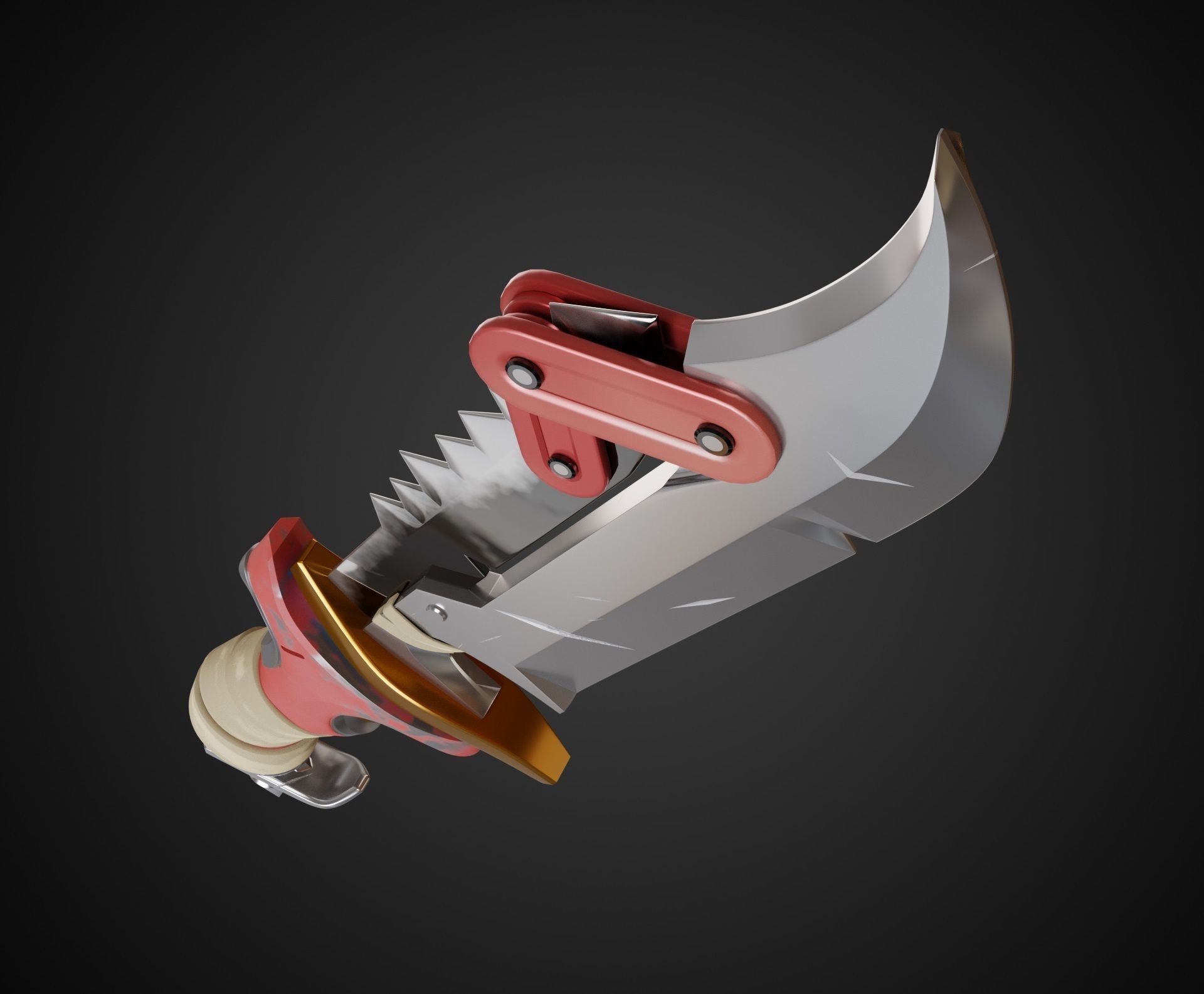 Junker Queen Knife from Overwatch 2 3D print model_5