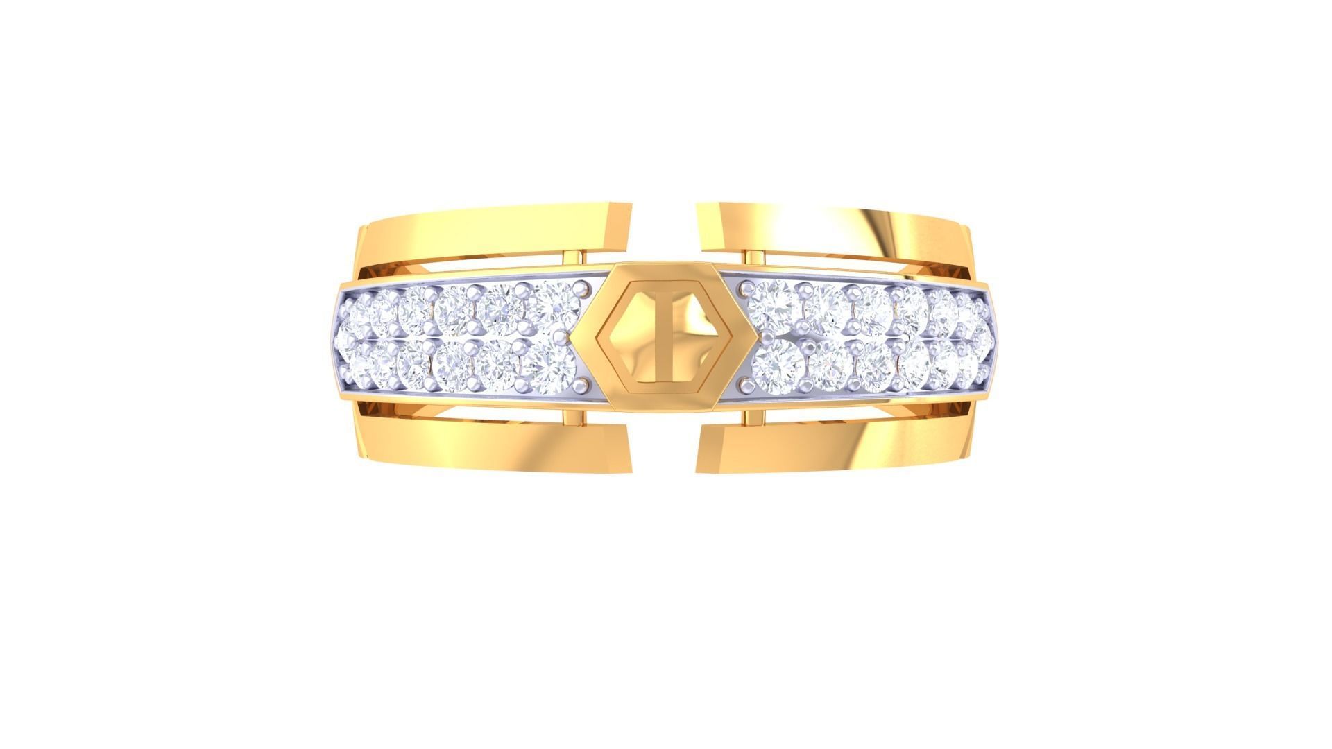 Wedding Engagement Rings 3dm STL OBJ FBX Renders Details 3D print model_3