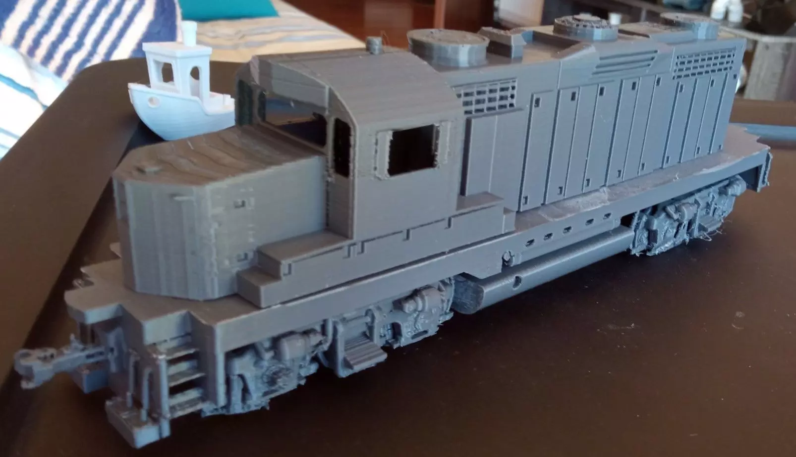 EMD GP20 Diesel Train Locomotive PRINT READY 3D print model_0