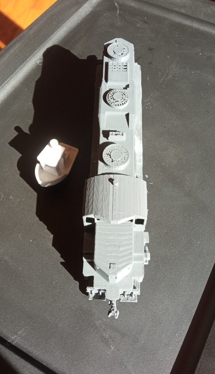 EMD GP20 Diesel Train Locomotive PRINT READY 3D print model_2