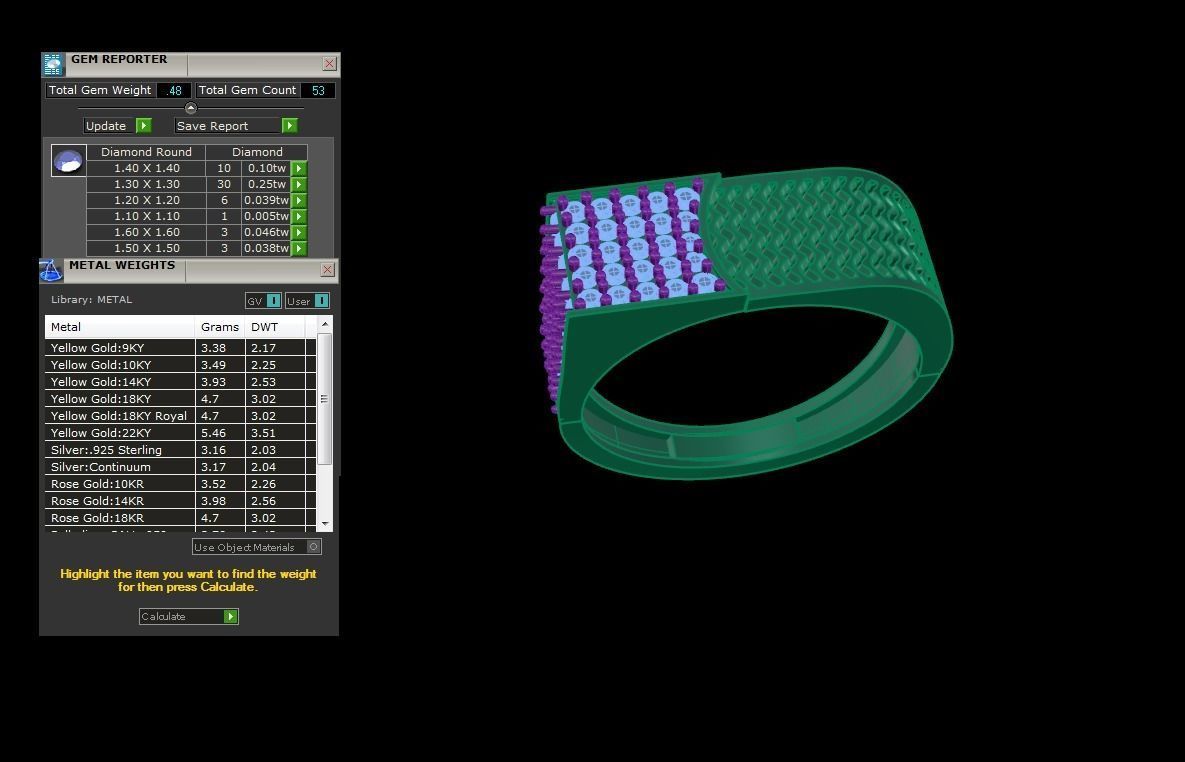 Wedding Engagement Rings 3dm STL OBJ FBX Renders Details 3D print model_5