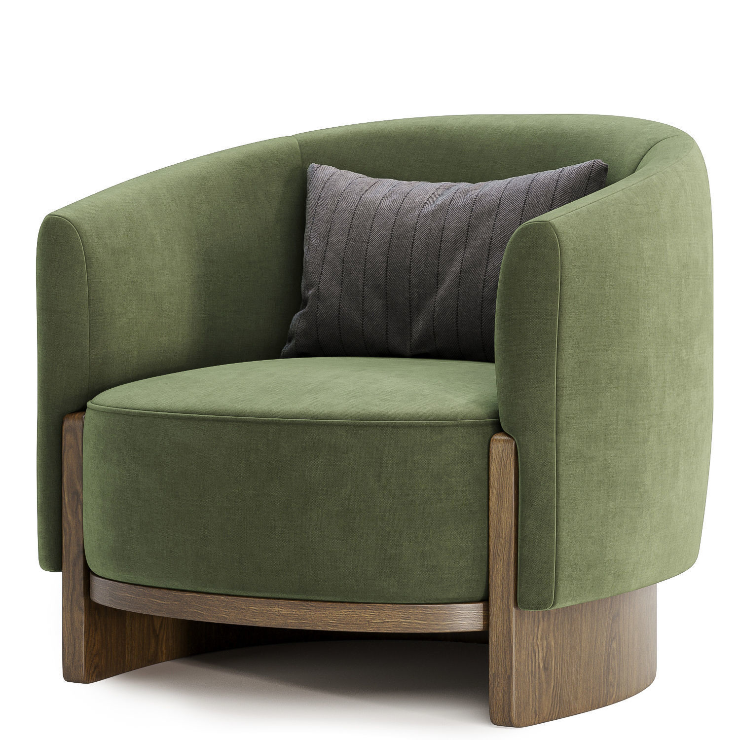 HUG Armchair by Parla design 3D model_3