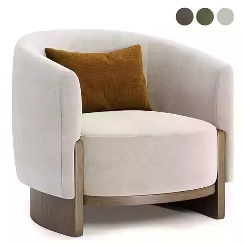 HUG Armchair by Parla design 3D model