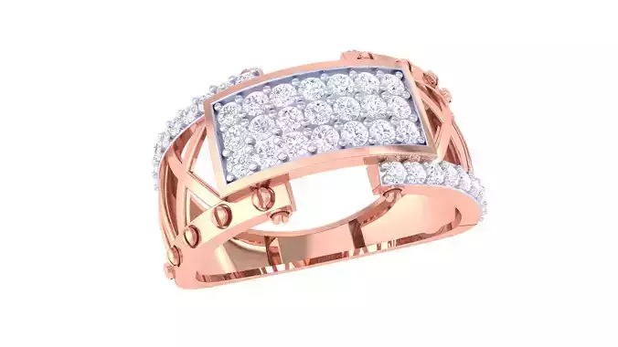 Wedding Engagement Rings 3dm STL OBJ FBX Renders Details