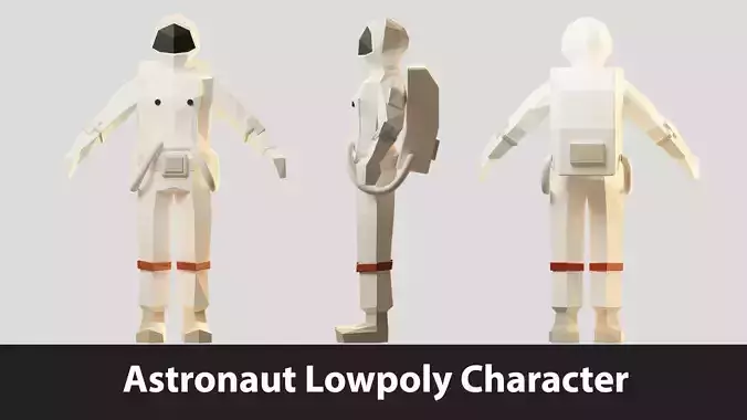 Lowpoly Astronaut Character