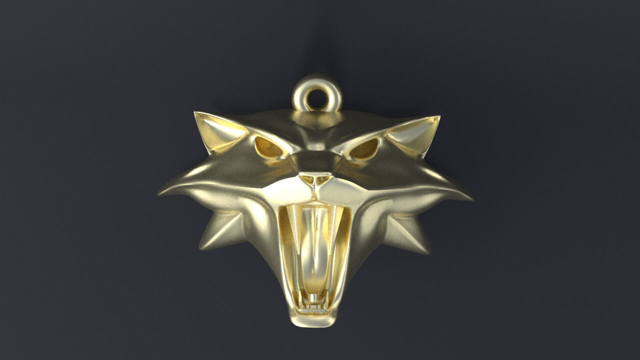 Pendant The Witcher cat Cat-school for CNC or 3D 3D print model_6