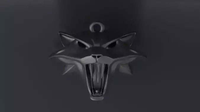 Pendant The Witcher cat Cat-school for CNC or 3D 
