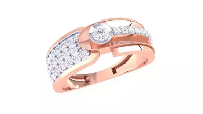 Wedding Engagement Rings 3dm STL OBJ FBX Renders Details