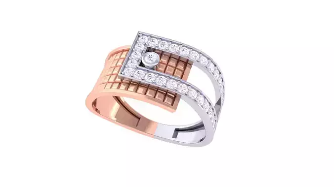 Wedding Engagement Rings 3dm STL OBJ FBX Renders Details