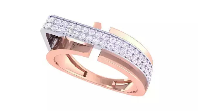 Wedding Engagement Rings 3dm STL OBJ FBX Renders Details