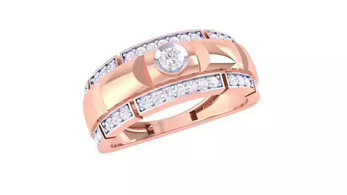 Wedding Engagement Rings 3dm STL OBJ FBX Renders Details