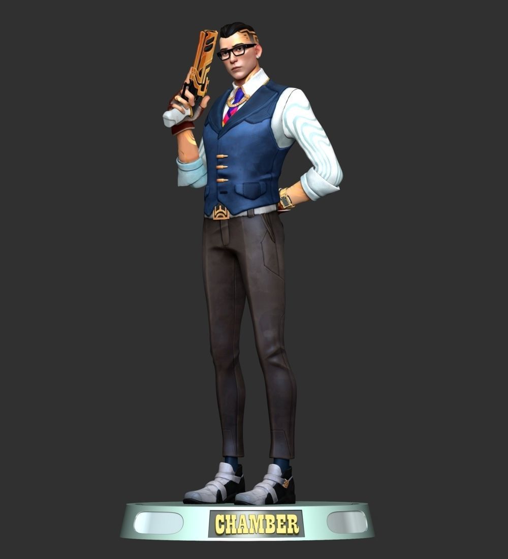 Chamber - Valorant 3D print model_21