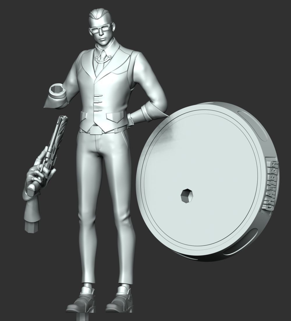 Chamber - Valorant 3D print model_27