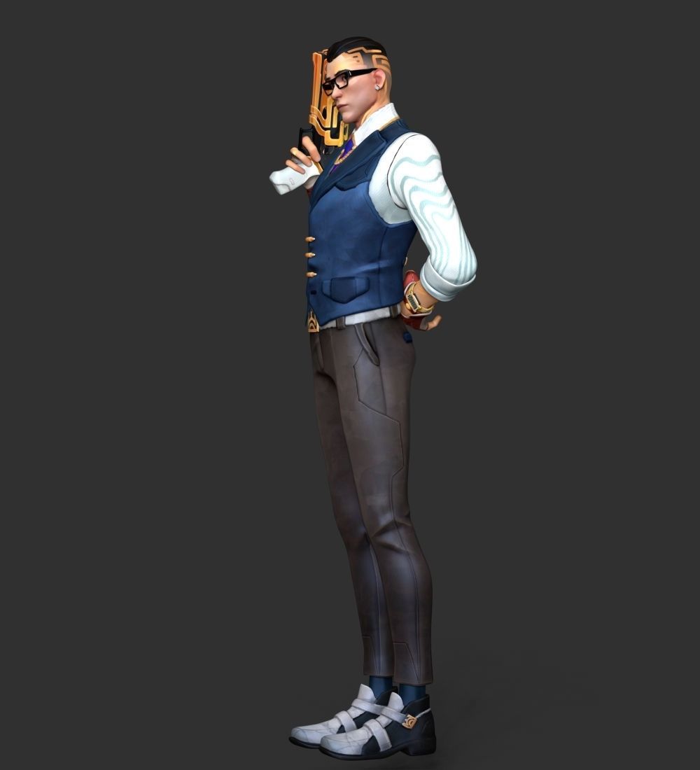 Chamber - Valorant 3D print model_15