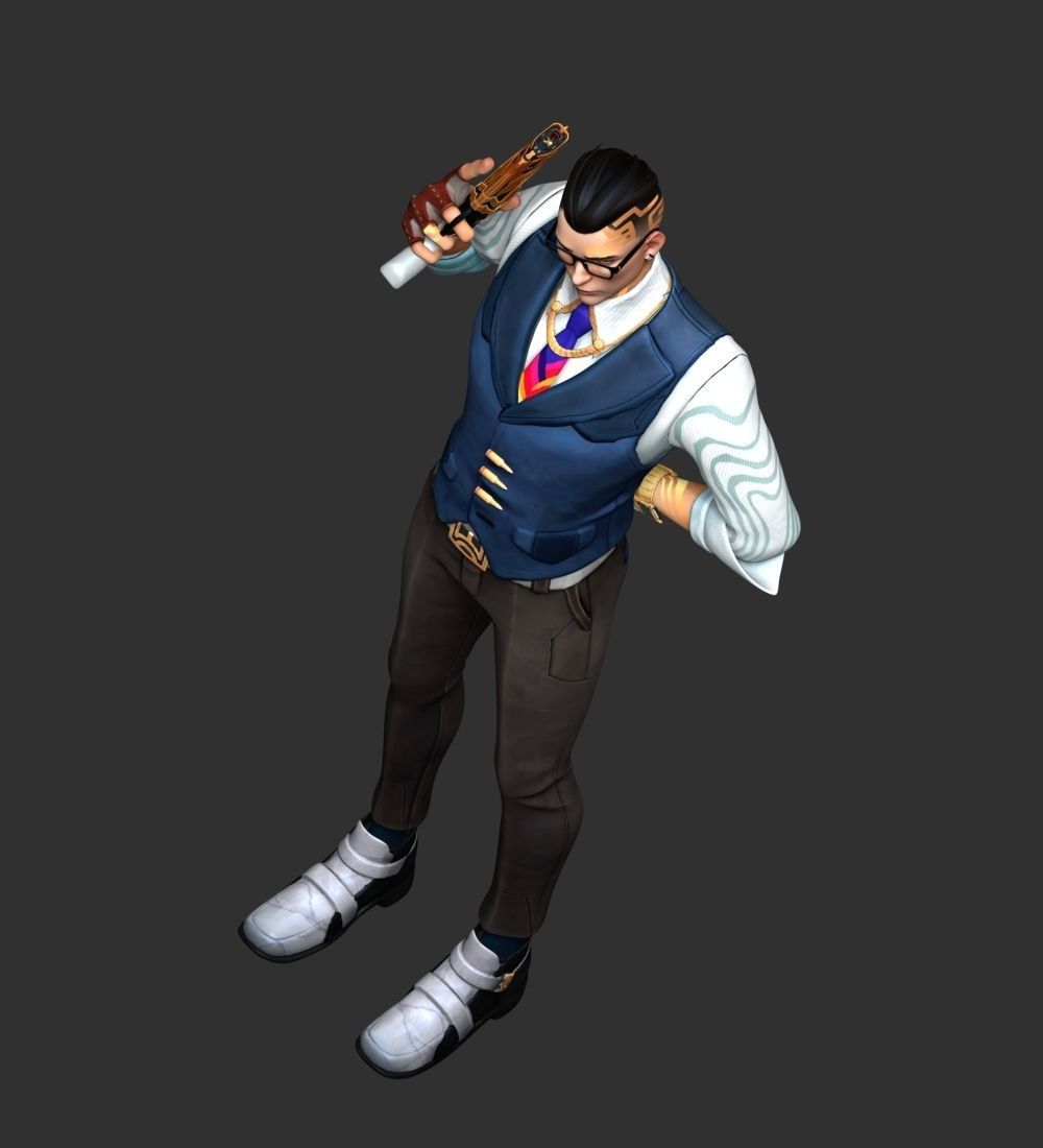 Chamber - Valorant 3D print model_20