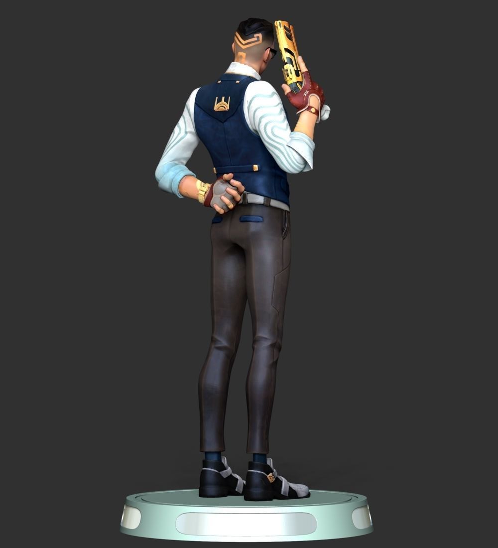 Chamber - Valorant 3D print model_11