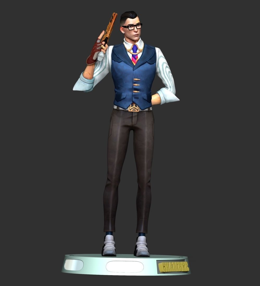 Chamber - Valorant 3D print model_13